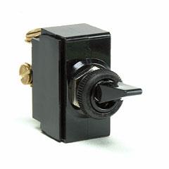 Littelfuse 25 A Standard or Lighted Flat Handle Toggle Switch, 54100 Series